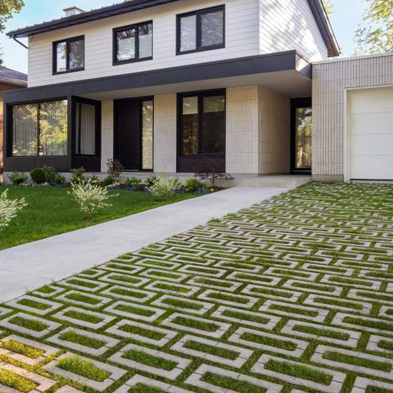 permeable stone pavers with grass | StonePlace Hardscape & Landscape Supplier, Showroom, Expert Advice
